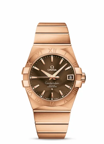 Omega Constellation Co-Axial 38 Red Gold / Brown 123.50.38.21.13.001 (12350382113001)